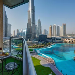 Durrani Homes - Luxe Living With Burj Khalifa And Fountain View - Third Without Partition شقة دبي